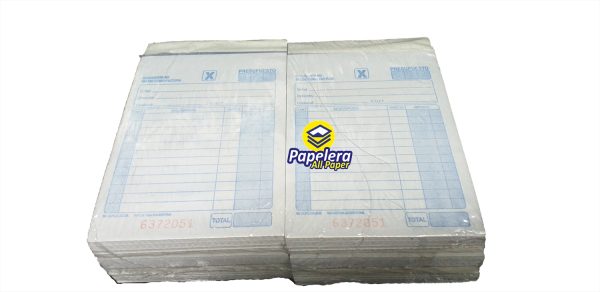 Talonario Chico X 50 Hojas Dobles